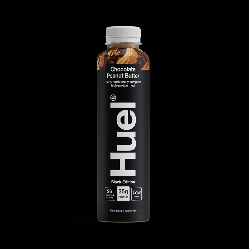 Huel Ready-to-Drink Black Edition Choc Peanut Butter. 500ml