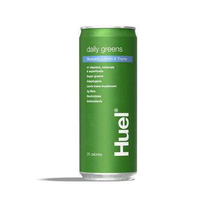 Huel Daily Greens RTD - Blueberry Lemon & Thyme. 330ml