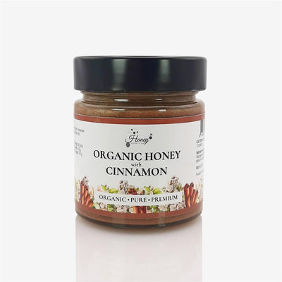 Honey Heaven Organic Honey with Cinnamon 300g