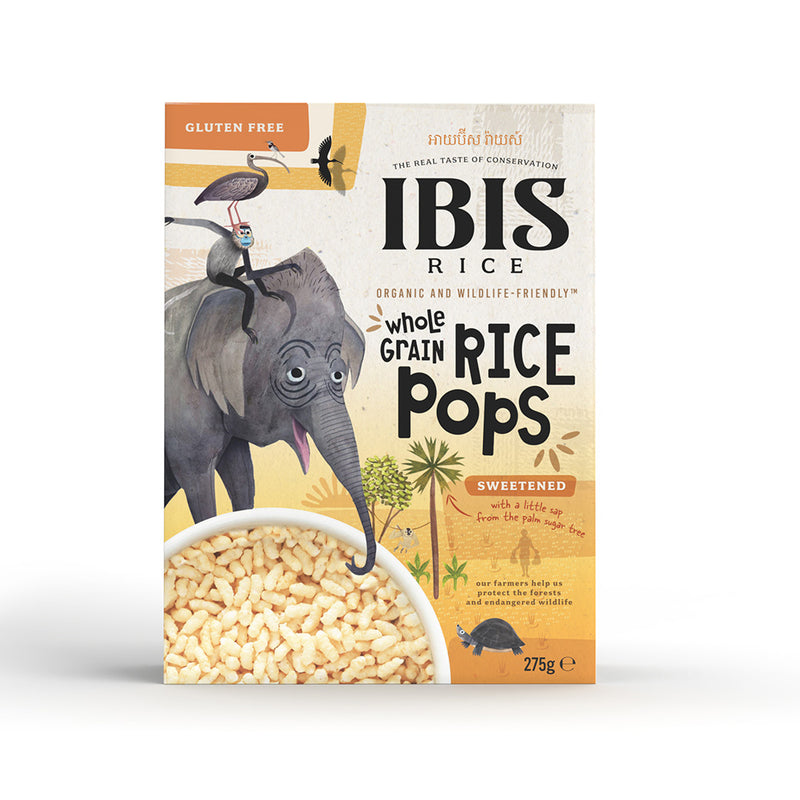 Organic Wholegrain Rice Pops Sweetened 275g