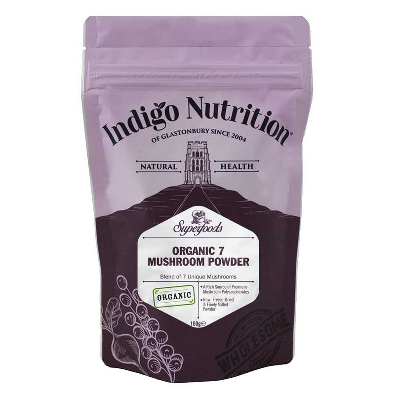 Indigo Herbs Organic 7 Mushroom Blend 100g