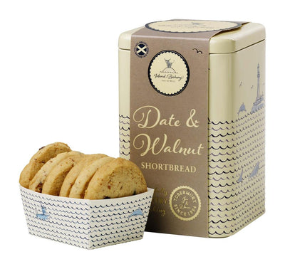 Date and Walnut Shortbread Tin 215g