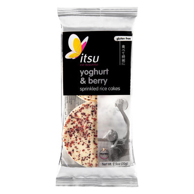 Yoghurt & Berry Sprinkled Rice Cakes 70g