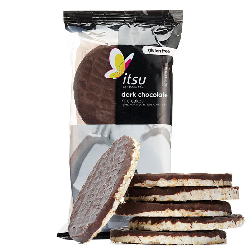 itsu Dark Chocolate Coated Rice Cakes 100g