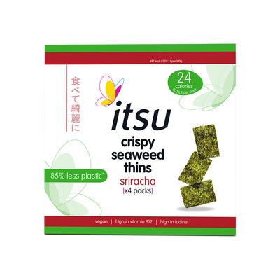 Siracha Crispy Seaweed Thins Multipack 4x5g NEW TRAYLESS