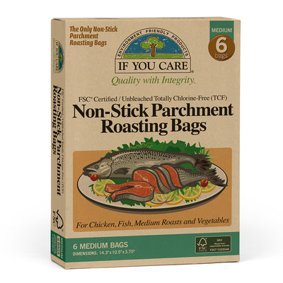 6 x FSC Certified Compostable Unbleached Medium Roasting Bags