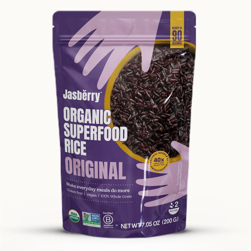 Jasberry Organic Superfood Rice 200g Pk 6s (Ready to Eat)