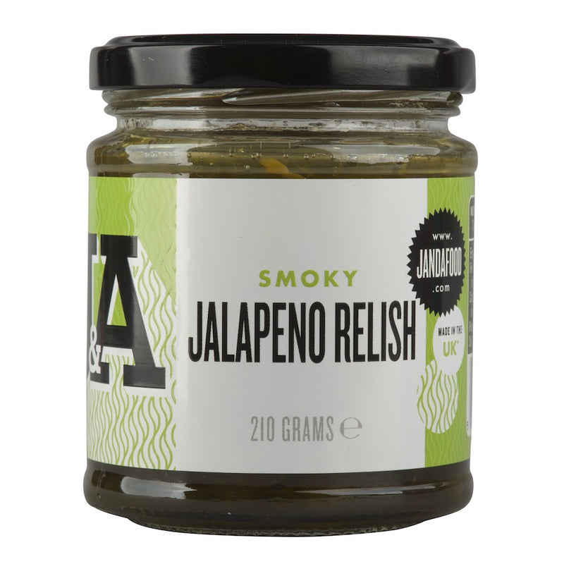 J&A Smoky Jalapeno Relish 210g