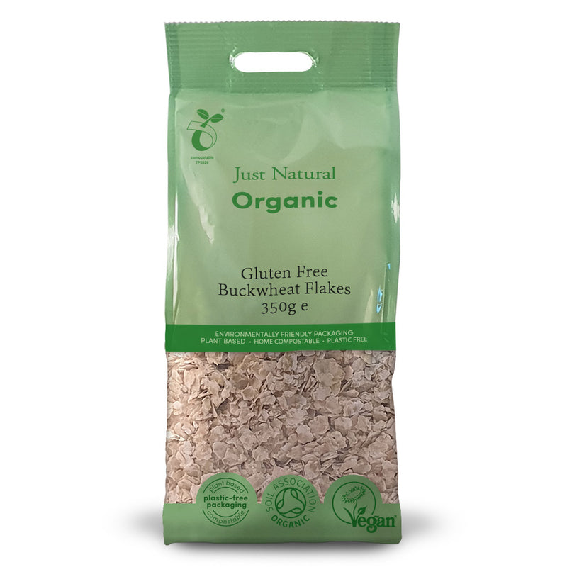 Organic Gluten Free Buckwheat Flakes 350g