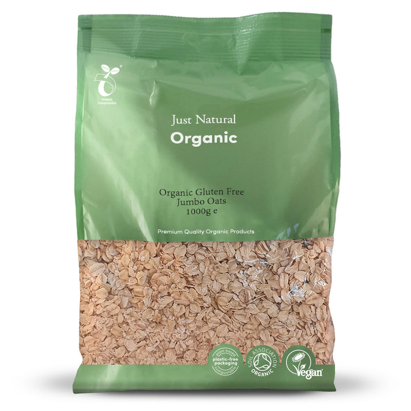 Organic Gluten Free Jumbo Oats 1000g