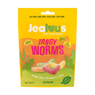 Tangy Worms Plant Based Sweets 125g