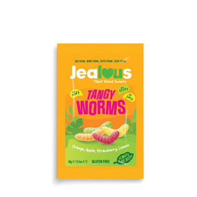 Tangy Worms Plant Based Sweets 40g