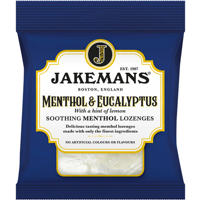 Jakemans Menthol & Eucalyptus Bag 73g 12 Pack