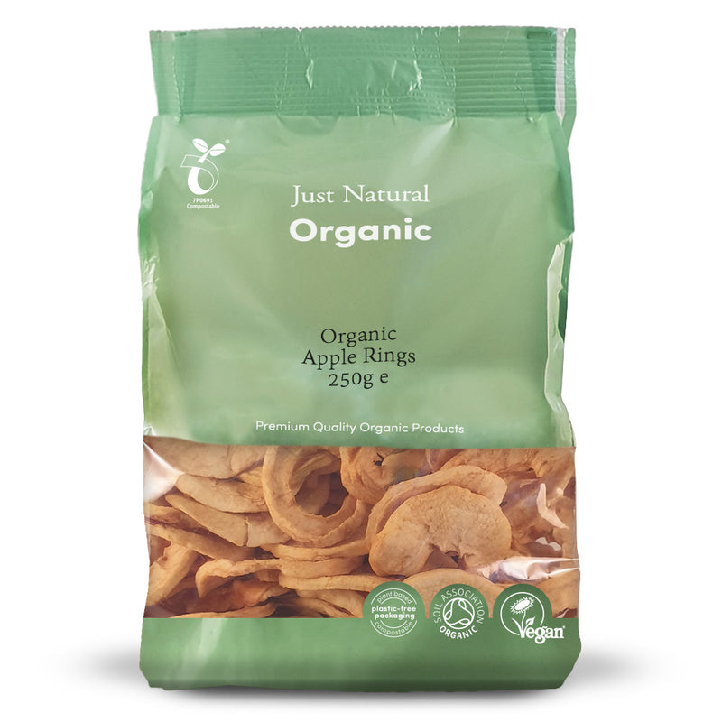 Organic Apple Rings 250g