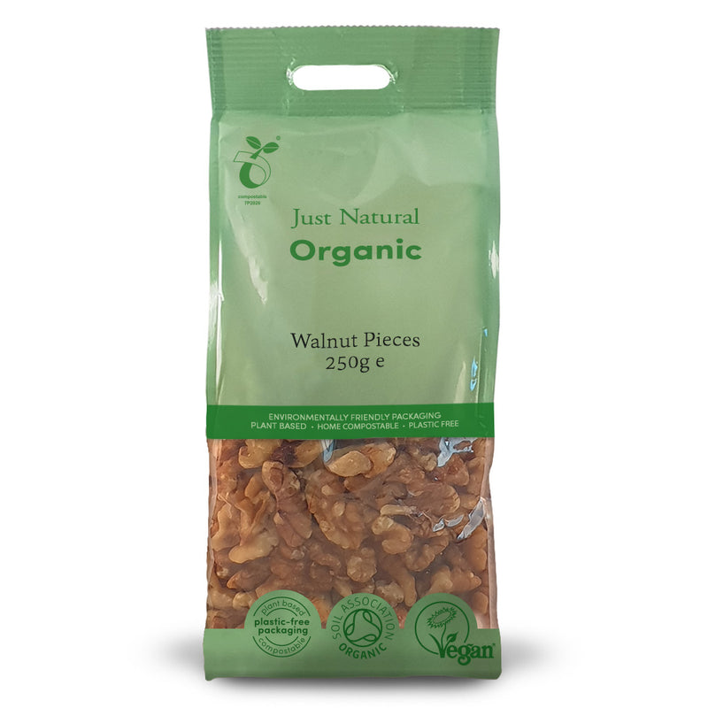 Organic Walnut Pieces 250g