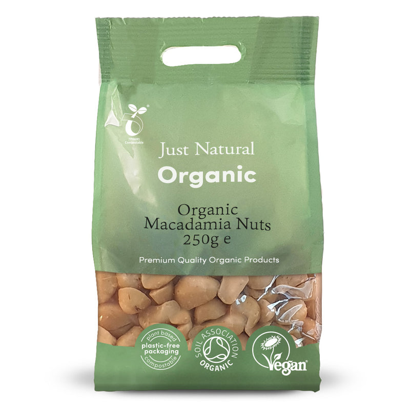 Organic Macadamia Nuts 250g