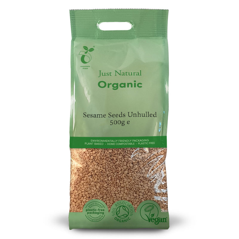 Organic Sesame Seeds Unhulled 500g