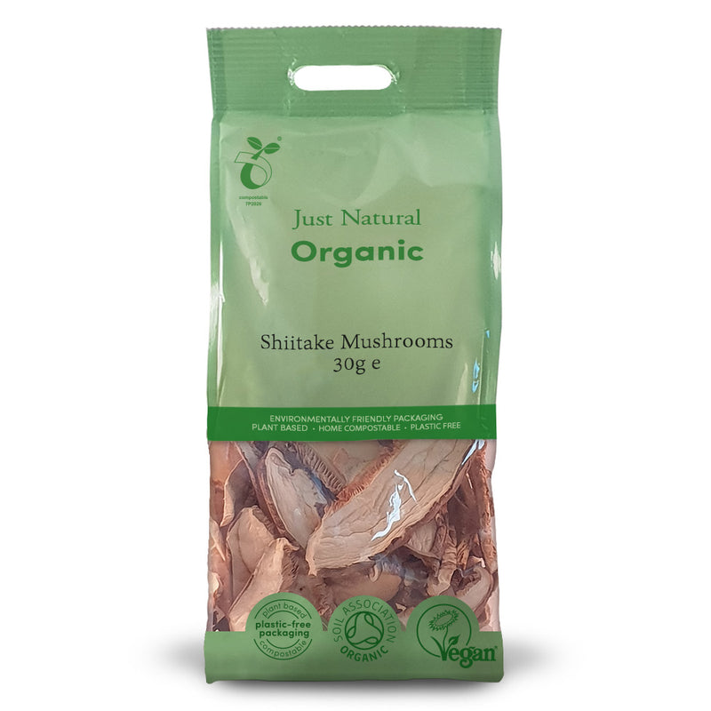 Organic Shiitake Mushrooms 30g