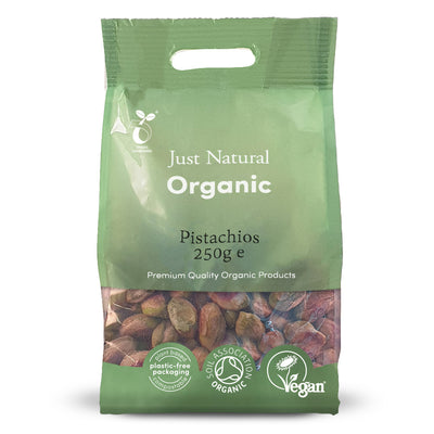 Organic Raw Pistachios 250g