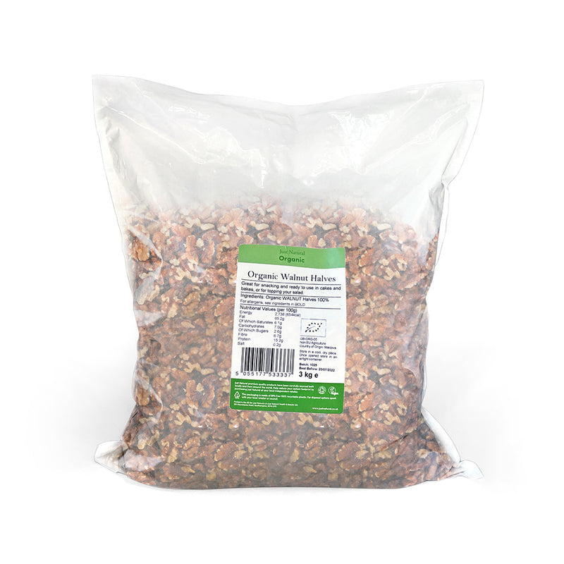 Organic Walnut Halves 3kg