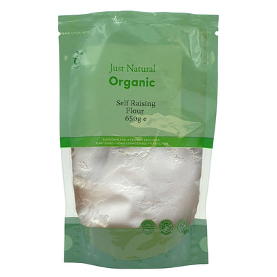 Organic White Self Raising Flour 650g