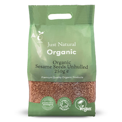 Organic Sesame Seeds Unhulled 250g