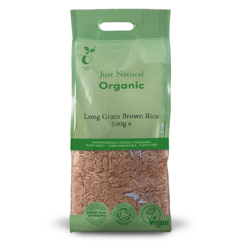 Organic Long Grain Brown Rice 500g