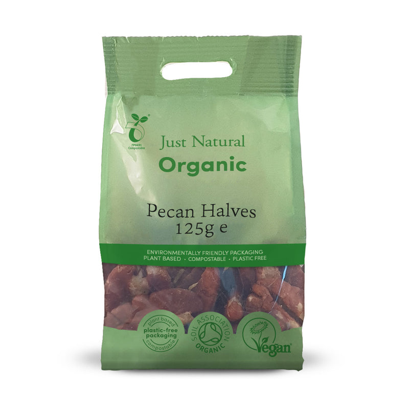 Organic Pecan Halves 125g