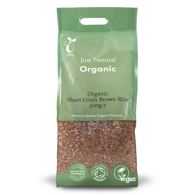 Organic Short Grain Brown Rice 500g