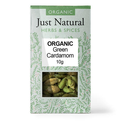 Organic Cardamom Pods (Box) 10g