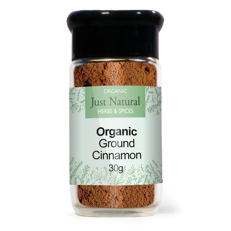 Organic Ground Ceylon Cinnamon (Glass Jar) 35g