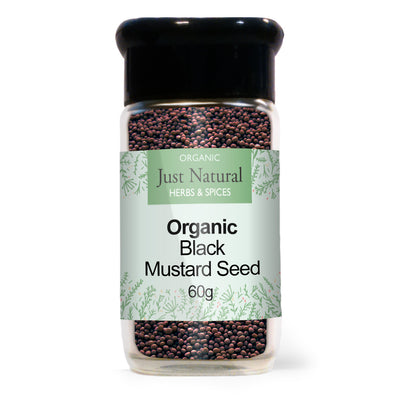 Organic Brown Mustard Seed (Glass Jar) 80g