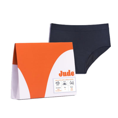 Jude Leak Proof Underwear Size 22 Full Cut High Waisted Black-  1 unit