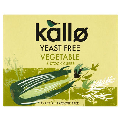 Kallo Yeast Free Vegetable Stock Cubes 66g