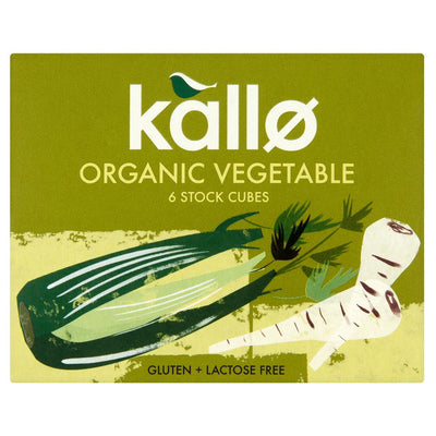 Kallo Organic Vegetable Stock Cubes 66g