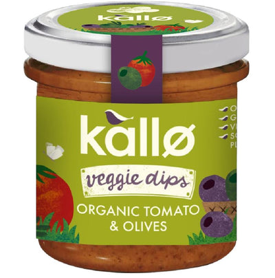 Organic Tomato & Olives Dip 135g