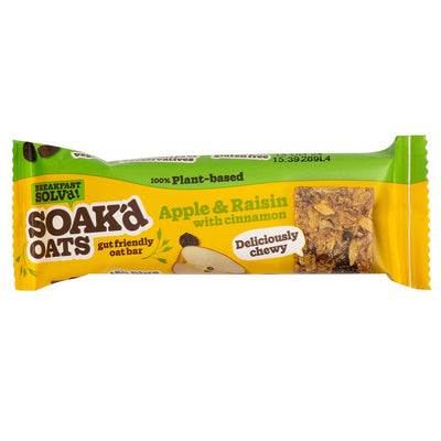 SOAK'd OATS Gut Friendly Oat Bar - Apple & Raisin 42g