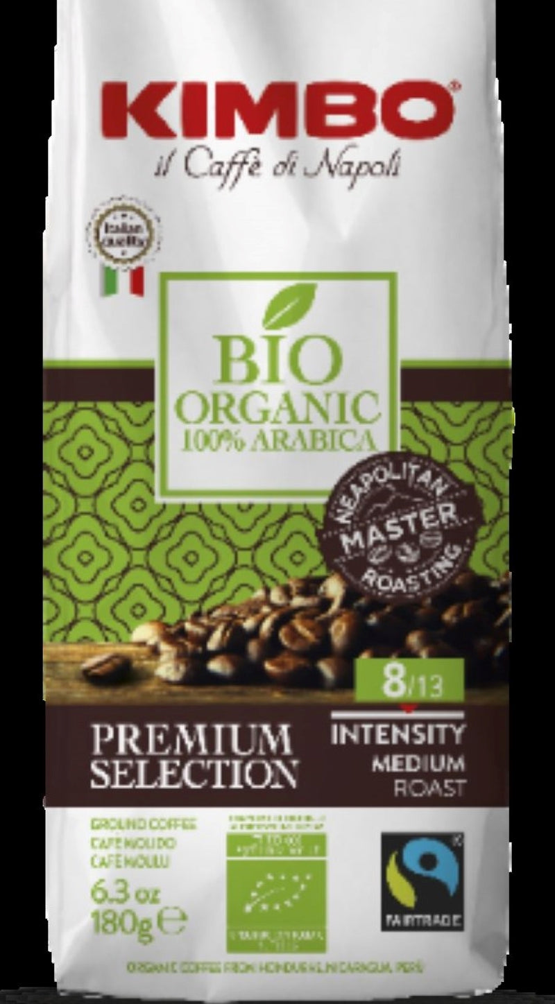 Kimbo Bio-Organic 180gr ground coffee