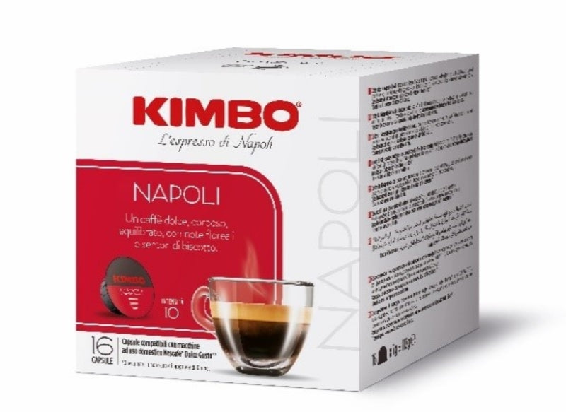 Kimbo Espresso Napoli - 112g, 16 x Dolce Gusto capsule