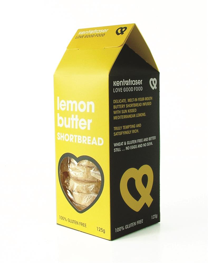 Gluten-Free Buttery Lemon Shortbread Great Taste Award Gold 125g