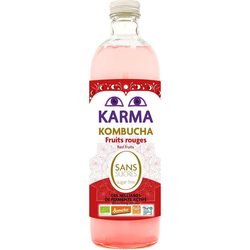 Karma Kombucha Zero Sugar Red Fruits 750ml