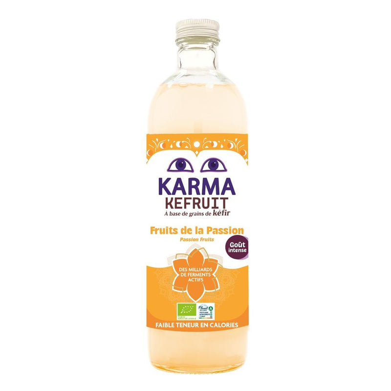 Karma Waterkefir Passion Fruit & Vanilla 750ml