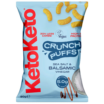 Crunch Puffs Sea Salt and Balsamic Vinegar 80g