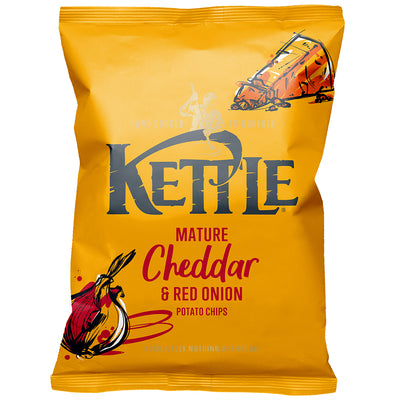 Kettle Mature Cheddar & Red Onion 130g