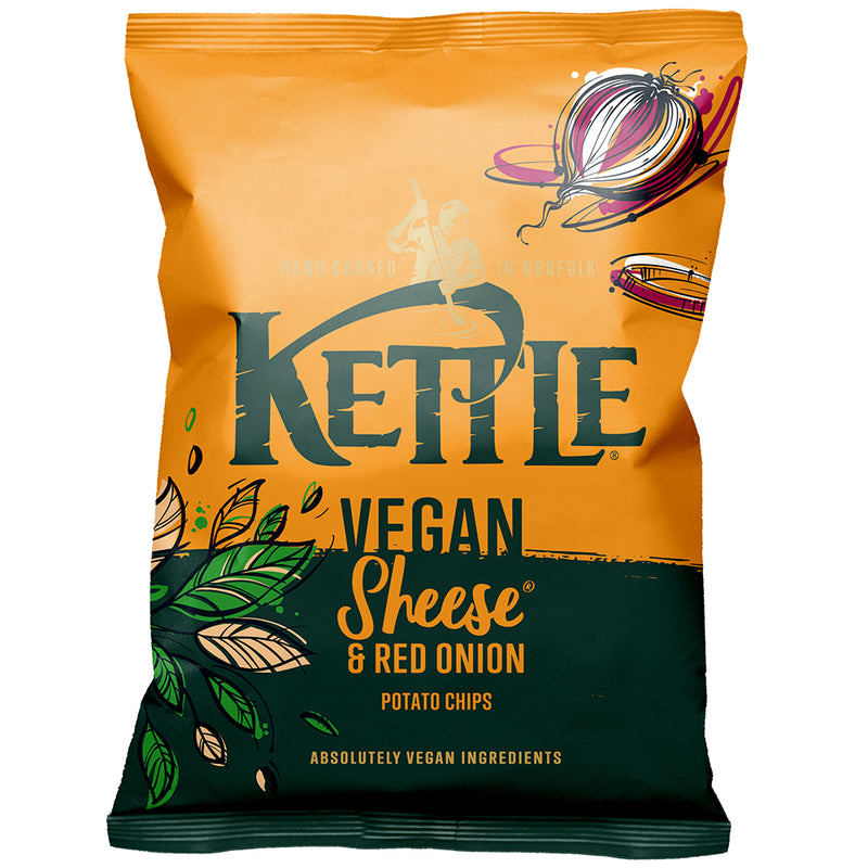 Kettle Vegan Sheese & Red Onion 130g