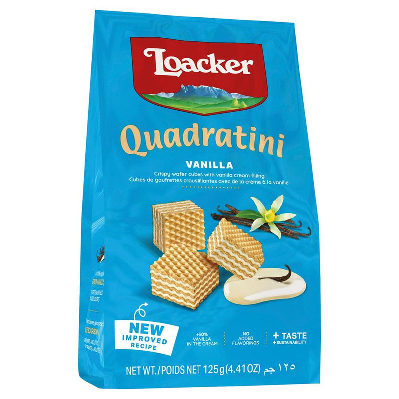 Loacker Vanilla Quadratini 12x125g