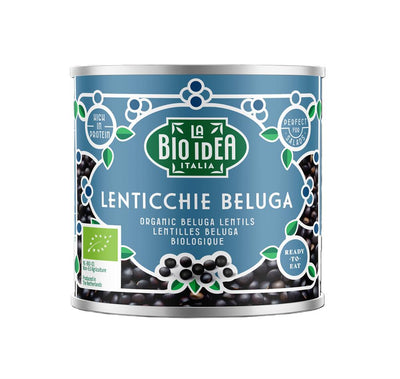 Organic Beluga Lentils 200g