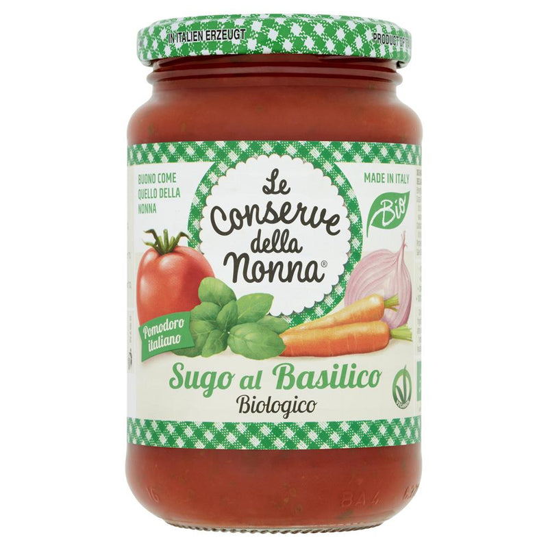 Organic Gluten Free Tomato & Basil Sauce 350g