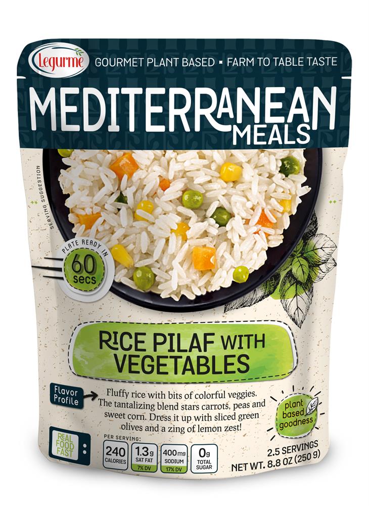 Legurme Rice With Vegetable Garnish 250g