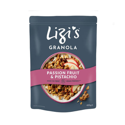 Lizi's Passionfruit Pistachio B/fast Cereal 400g